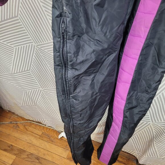 Vintage 70s Snowmobile Suit Womens Small One Piece Ski Snowsuit Purple Winter - Picture 8 of 11